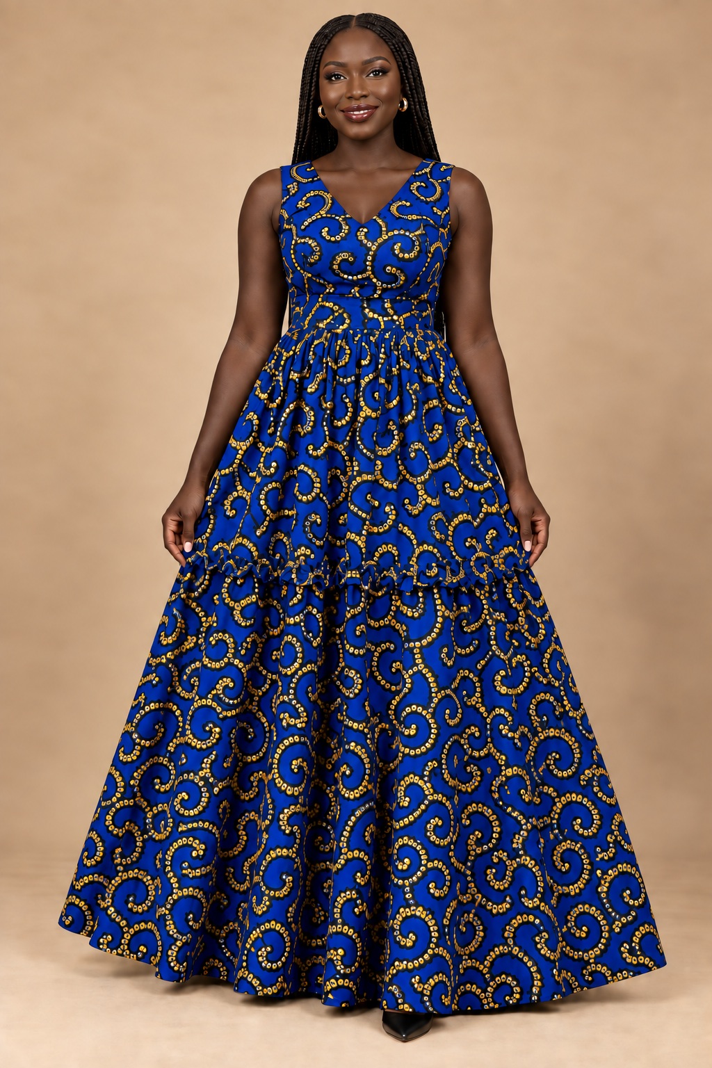 Royal Blue Swirl